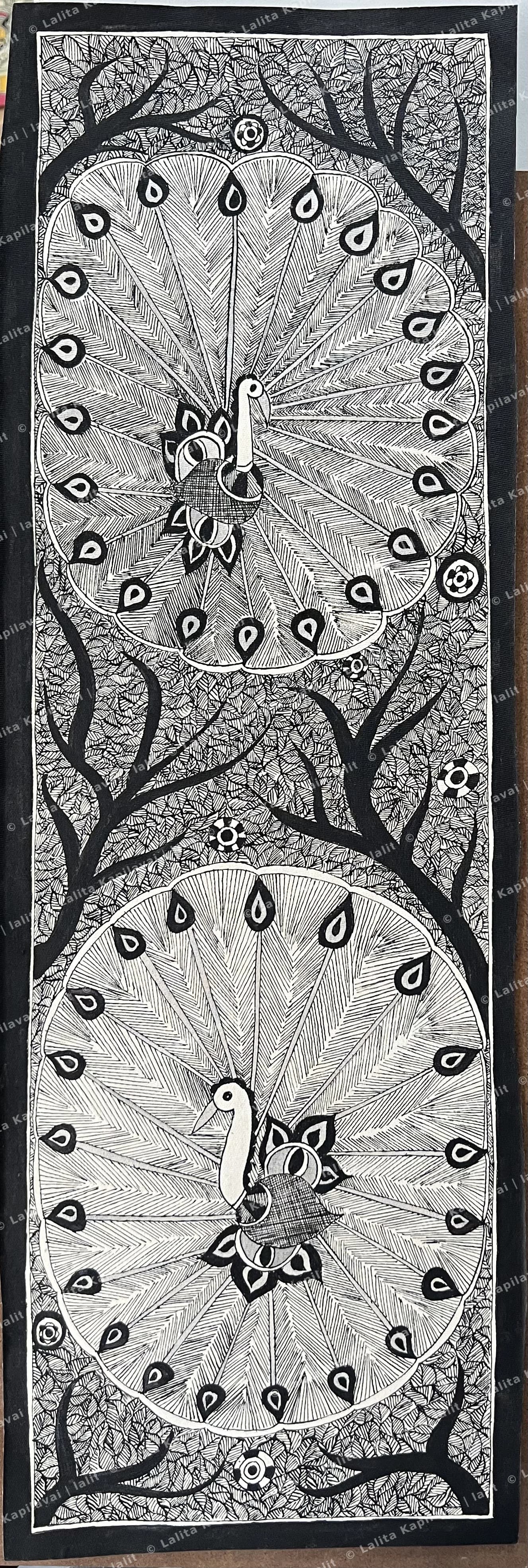 Peacock 2 Madhubani