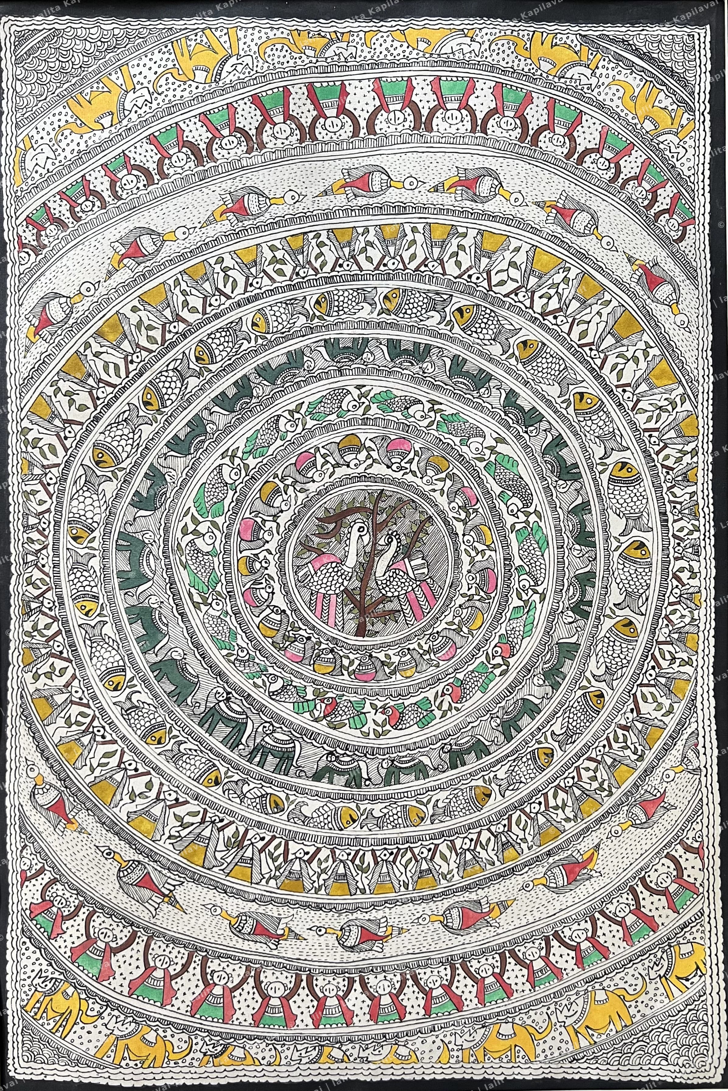 Circle of Life Madhubani
