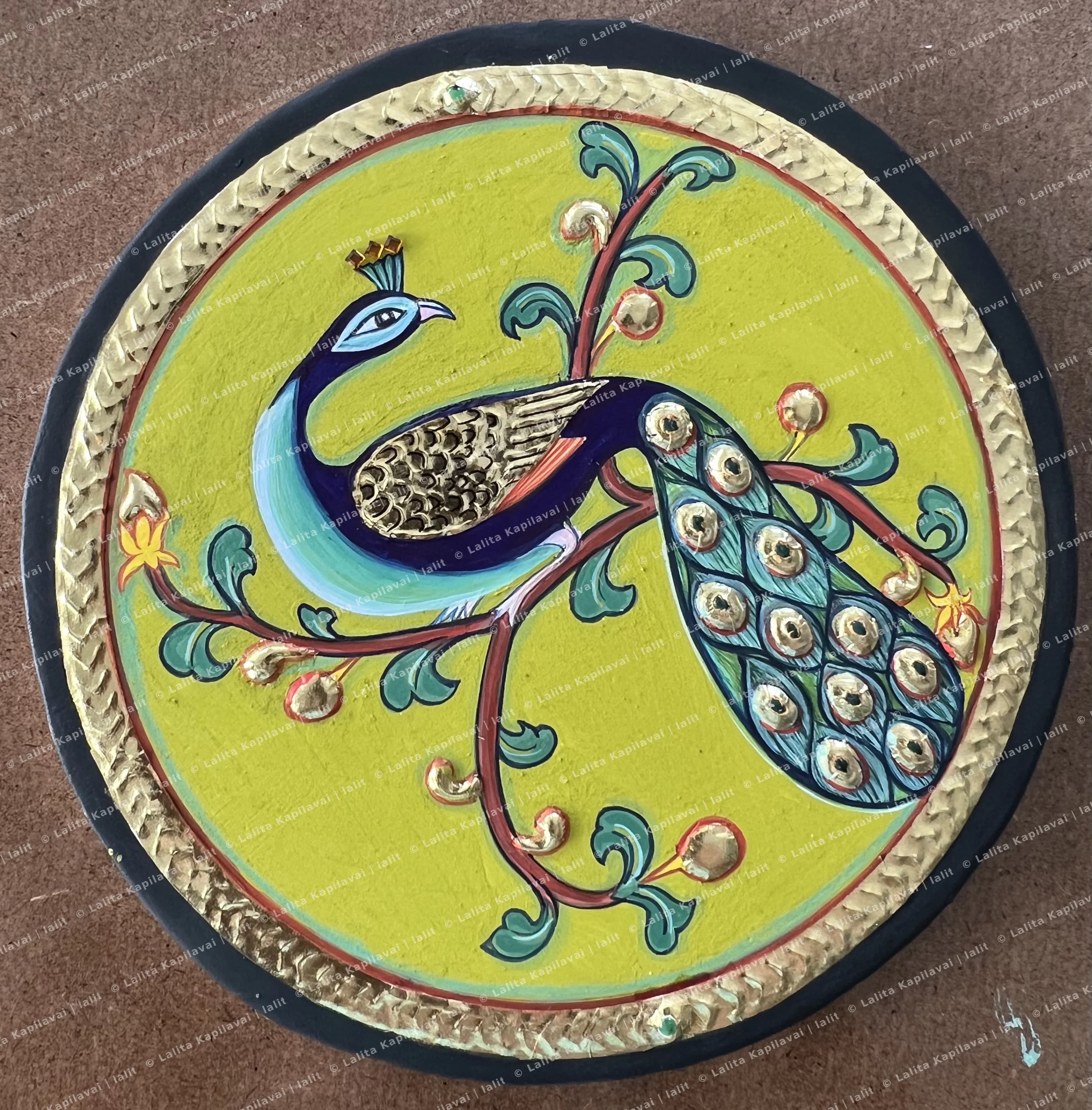 Peacock 1 Tanjore