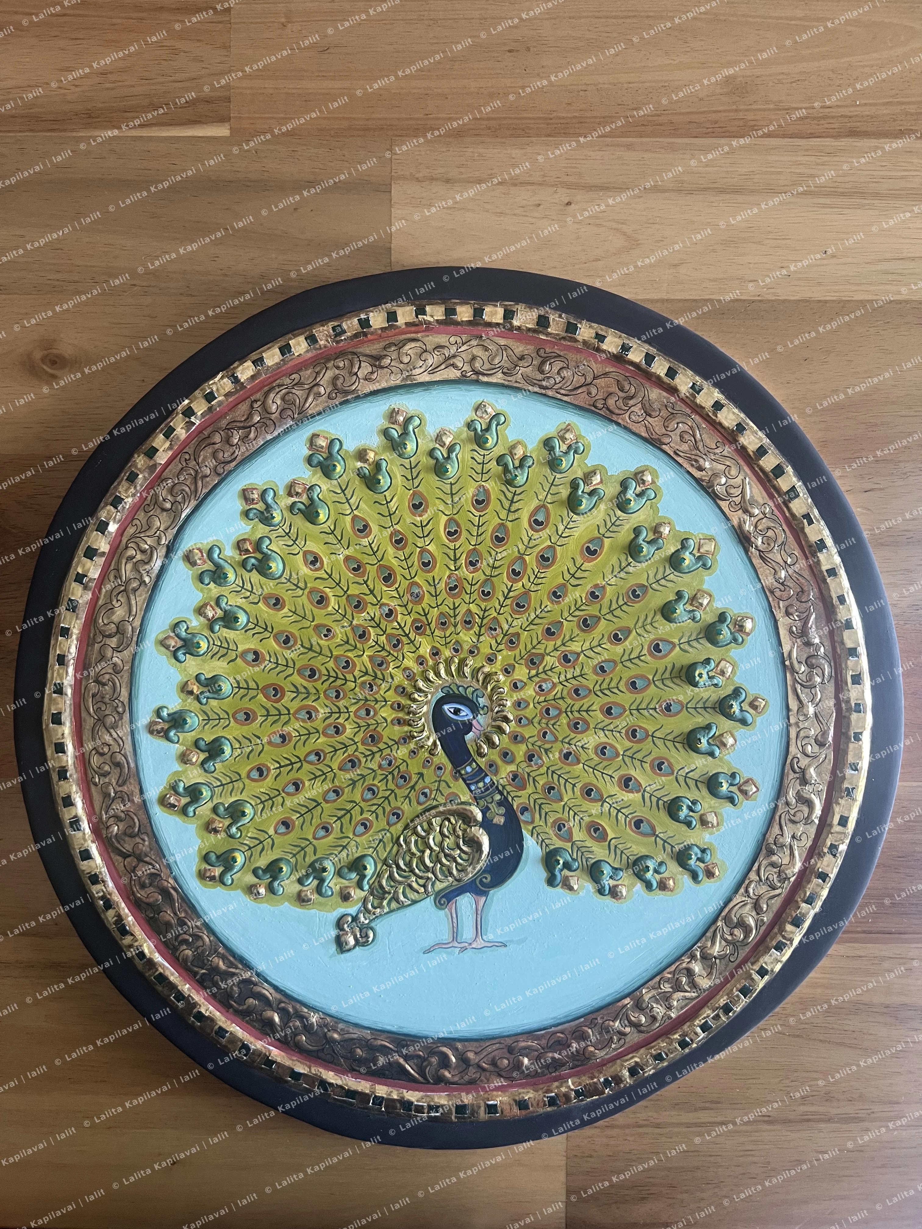 Peacock 2 Tanjore